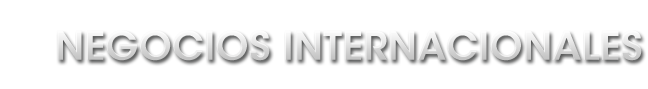 Negocios Internacionales Negocios