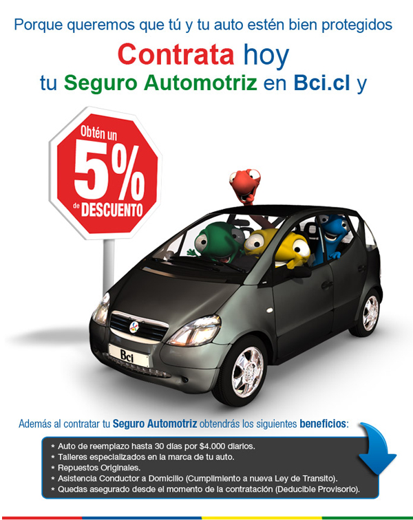 Seguro Automotriz 5%