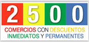 2500 comercios Asociados