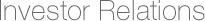 Investor Relations