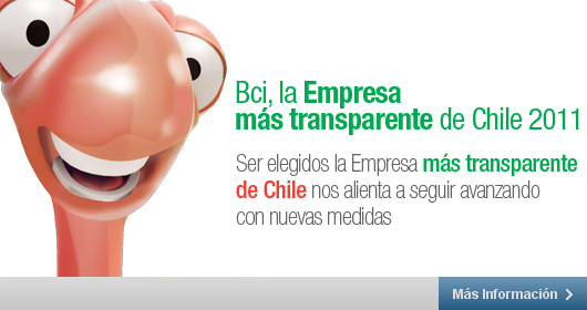 Bci la Empresa m�s transparente