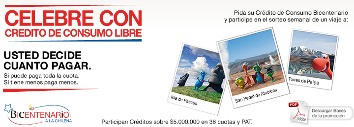 Pida su Cr�dito de Consumo Bci