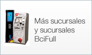 M�s sucursales y sucursales BciFull