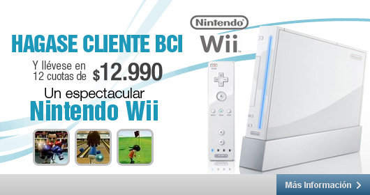 Ll�vese un Nintendo Wii