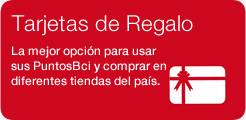 Tarjetas de Regalo