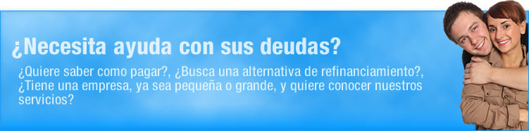 �Ayuda con sus Deudas?